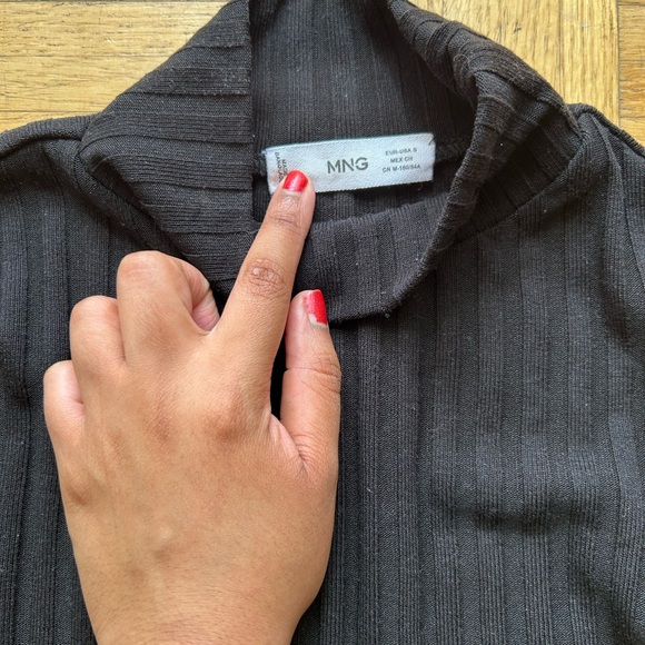 Mango Mockneck Shirt - Picture 2 of 3